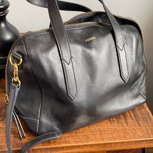 Fossil black bag.  Dr.bag style